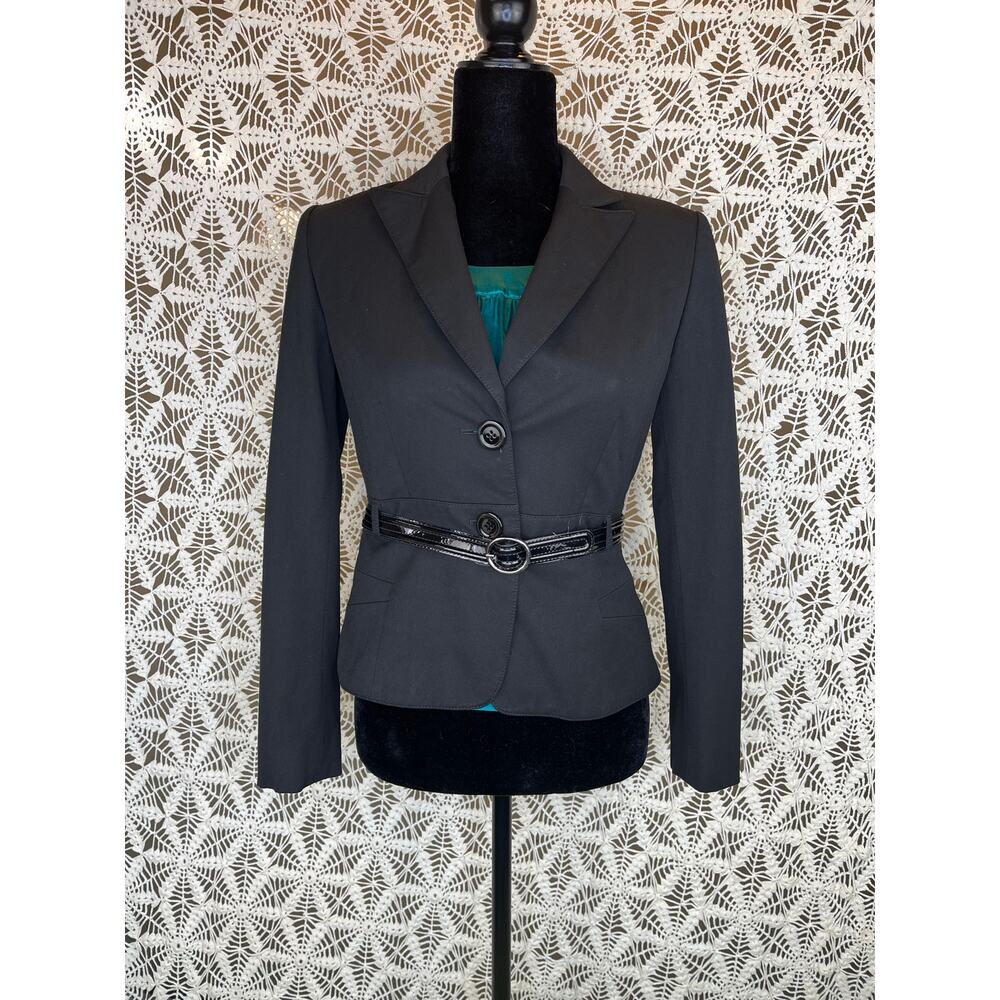 Tahari Arthur S. Levine Petite Black Blazer